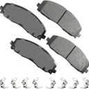 Akebono ACT1589 Proact Ultra Premium Ceramic Disc Brake Pad kit , GREY