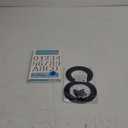 IVERRA 8 Inch Large Floating House Numbers, Black Modern House Number for Outside, Home Address Numbers for Outdoor Garage Gate Wall Street (8)