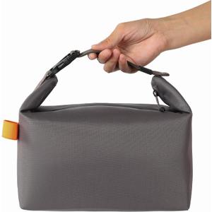 Lunch Bag for Women & Men Fresh Keep Lunch Box, Small Leakproof Cooler Bag Food Lunch Containers High Capacity Reusable Lunch Tote Bags for Work, Office, Picnic, Travel (Grey)