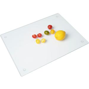 Phore Tempered Glass Cutting Board for Kitchen, Clear Cutting Board for Countertop, Dishwasher Safe, Scratch Resistant, Heat Resistant, Shatter Resistant (18"x24", Clear)