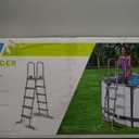 Bestway Flowclear Above Ground Swimming Pool Ladder 52 | Corrosion-Resistant Metal Frame with Heavy Duty Plastic Steps