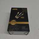 N9R 120pcs Gold Plastic Silverware, Disposable Silverware Include 40 Forks, 40 Spoons, 40 Knives, Gold Cutlery Set Disposable for Party, Wedding and Daily Use