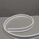 Duzzy 67 Inch Collapsible Shower Water Dam Shower Stopper Barrier and Retention System and Keeps Water Inside Threshold Dry and Wet Separation Suitable for Bathroom and Kitchen (White)