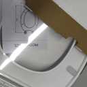 Elongated Toilet Seat, 18.5 Soft/Slow Close Oval (Oblong) Toilet Seat for Elongated Toilets, No-Slam Quiet-Close Lid, Easy-to-Install & Clean, Durable Never-Loosen White Plastic Seat