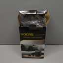 Small Portable Space Heater for Indoor Use - VOCRS 1500W PTC Electric Heater with Thermostat, Remote Control, 12H Timer, Eco and Fan Mode, Rapid and Safe Heating for Bedroom, Office