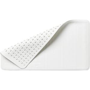 Rubbermaid Commercial Products Bath Tub and Shower Mat, 36-Inch X 18-Inch, White, Extra Long, Machine Washable, Safti-Grip Non-Slip Bathroom Mat with Suction Cups for Home/Hotel/Shower/Bathtub