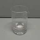 Barillio Crystal Cocktail Mixing Glass - 20 Oz (600 ml) Seamless Weighted With Thick & Sturdy Bottom Cocktail Stirring Pitcher | Old Fashioned Beaker - Bartender Mixology Accessories to Stir Cocktails