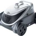 BUBLUE Bubot 500P Cordless Robotic Pool Cleaner, Pool Vacuum with Ultra-Strong Bluehole Suction, Dual Motors, DirtLock 2.0, Self-Parking, 140-Min Runtime for Above-Ground Flat Pools up to 1,076 Sq.Ft