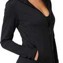 Women's UPF 50+ Sun Protection Zip Up Hoodie Jacket Lightweight for Hiking