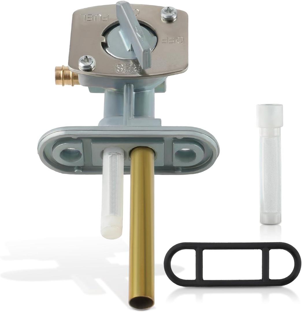 Fuel Tank, Petcock Shut Off Tank Switch Gas Valve Fuel Petcock w/Gasket 