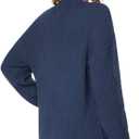 Fuinloth Women's Cardigan Sweater, Oversized Chunky Knit Button Closure with Pockets (XS)
