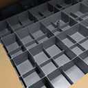 Mini Split Pad for Condenser: Ground Base for Air Conditioner Outdoor Condenser Units, Plastic Equipment Pad for Ductless Minisplit Heat Pump Systems HAVC, Gray, 32'' x 32'' x 3''