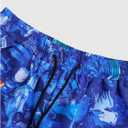 GORGLITTER Men's Y2k Graphic Shorts Casual Summer Workout Gym Elastic Waist Distressed Drippy Track Shorts Streetwear, Size XL