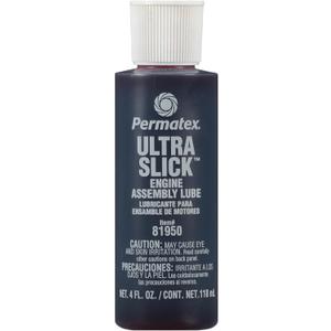 Permatex 81950 Ultra Slick Engine Assembly Lube, 4 oz. , Red