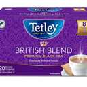 Tetley British Blend Premium Black Tea, 320 Teabags, Rainforest Alliance Certified (EXP 05/23/27)