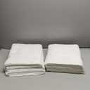 Towel and Linen Mart 100% Cotton White 6 Pack Medium Bath Towel Set, Quick Dry, Super Absorbent, Light Weight, Soft Feel, Premium Towels for Hotel, Spa and Bathroom (24 X 48 6 Pack White)