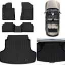 Floor Mats & Cargo Liner for 2021-2026 Kia K5 (Only FWD Models) & Hyundai Sonata/Sonata Hybrid 2020-2026 Car Floor Liners with Trunk mat