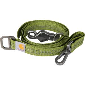 Carhartt Pet Durable Nylon Webbing Leashes for Dogs, Reflective Stitching for Visibility, Light Moss (Nylon Webbing), Large