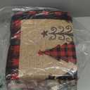 3 Pcs Christmas Kitchen Rugs Non Slip Winter Floor Mat for Kitchen Floor Hallway Laundry Sink and Bathroom, 20"x32" 20"x47", 20"x59" (Buffalo Plaid)