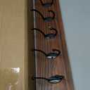 Wooden Coat Rack Wall Mounted, Vintage Coat Hooks Heavy Duty 6 Dual Coat Hangers for Wall,Brown