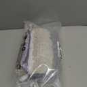 Buganda Microfiber Striped Bathroom Rugs Bath Mat, Extra Thick, Soft and Shaggy, Absorbent, Machine Washable, Bath Rugs for Bathroom, Tub and Shower, 30x20 Inches, Purple-Grey