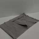 Seavish Entryway Rug 3X5 Washable Kitchen Rugs, Black Rug for Living Room Large Door Mat Indoor Entrance Modern Cotton Woven Area Rug Floor Carpet for Bedroom Laundry Mudroom Office Patio Foyer (Grey)