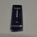 King C. Gillette Safety Razor with Chrome Plated Handle and 5 Platinum Coated Double Edge Safety Razor Blade Refills, Holiday Gifts for Men