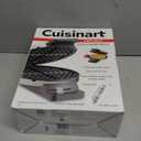 Cuisinart Waffle Maker, 1250W Round Classic Waffle Iron, 5-Setting Adjustable Browning Control, WMR-CANAS, Brushed Stainless