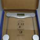 Etekcity Digital Body Weight Bathroom Scale, Large Blue LCD Backlight Display, High Precision Measurements,6mm Tempered Glass, 400 Pounds (Blinding Silver)