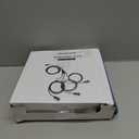 DEWENWILS 40 FT Total, Outdoor Extension Cord 1 to 3 Splitter for Christmas Lights, 3 Prong Outlets Plugs, Max 28ft End to End 16/3C SJTW Weatherproof Wire for Outdoor String Lights, ETL Listed (Green)