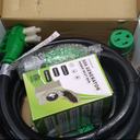 50 Amp Generator Cord 25FT and Power Inlet Box Combo Kit - Pre-Drilled, Waterproof, NEMA 14-50P to SS2-50R, ETL Listed