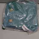 HAUSSY Teal Linen Decorative Throw Pillow Covers 20x20 Inch Set of 2,Square Cushion Case with 3 Vintage Buttons,Modern Farmhouse Home Decor for Couch,Bed