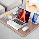 wishacc Lap Desk 24 inches Extra Large - Versatile and Comfortable for Work and Leisure Large 24*14 in