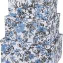 3 Pack Decorative Storage Boxes Large Keepsake Boxes Large Gift Box Decorative Box with Lids for Home Decor Memory Box for Keepsakes3 Size