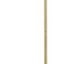 GLOBE Electric 12915 60" Floor Lamp, Satin Gold Finish, Vintage Glam Design, in-Line Switch, E26 Base, Gold and Brass Modern Floor Lamp for Living Rooms and Bedrooms