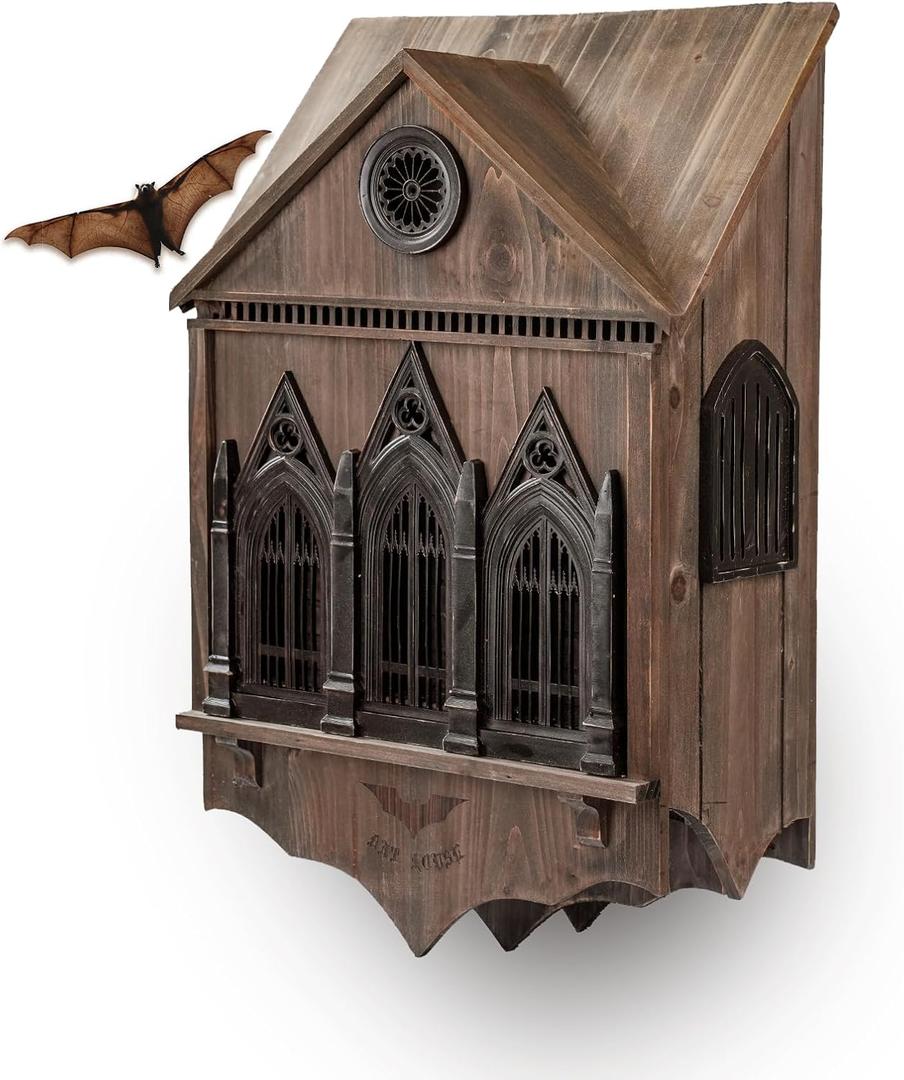 Large Bat House for Outdoors, Large 4 Chamber, 200-Capacity, XL