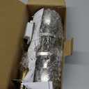 BESTTEN Keyed Entry Door Knob with Lock, Interior and Exterior Door Lock, Standard Ball, Satin Nickel