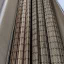 LazBlinds Cordless Bamboo Roman Shades, 26.5x48, Highfield Teak