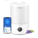 LEVOIT Smart Cool Mist Top Fill Humidifiers for Bedroom with Sensor, Auto Humidity Setting, APP & Voice Control, Essential Oil Diffuser, Ultra Quiet Operation, Super Easy Top Fill, 3L, White
