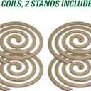 2 x PIC CIT-COIL-4 Mosquito Repellent Citronella Coils,Multi (4 Count (Pack of 1))