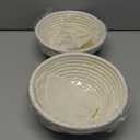 Banneton Bread Proofing Basket Banneton Basket Set Sourdough Proofing Basket Round Proofing Bowls Handmade Rattan Baskets and Liners (Round 9 inch set of 2)
