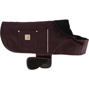 Carhartt Firm Duck Dog Chore Coat, Insulated Weather Resistant Jacket for Cold and Windy Conditions, Deep Wine, X-Large