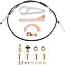 2" Aftermarket Column Adjustable Shift Linkage Kit Compatible with 1-1/2", 2" & 2-1/4" GM or Aftermarket Steering Columns and GM Transmissions Replace# ACA-1804 LB01-ACA-1804