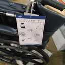 Medline Excel Extra-Wide Bariatric Wheelchair For Adults and Seniors with 24" Wide Seat, Supports up to 500 lbs