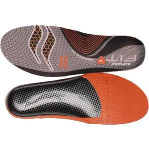Sof Sole Fit Series High Arch Insole Black/Orange 7-8 B (M)