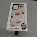 for iPhone 14 Plus Case, Cute Cherry & Floral Pattern with Vintage Bows, Military-Grade Drop Protection, Cute Soft Slim TPU Protective Cover with Camera Protection for Women & Girls