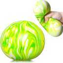 Giant Dough Balls Fidget Toy - Stretchy Jumbo Stress Balls for Kids and Adults - Pull and Squeeze Sensory Ball Squishy Toys, 2025 Novelty Stress Relief Balls for ADHD, ADD, Autism (Green)