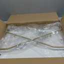 VyGrow Cupcake Stand, 3Tier Dessert Stand for 55 Cupcakes, Wood & Metal Tower Display Premium Holder Dessert Tree Tower for Christmas Birthday Weddings Party Decor, Serving Tray (White & Gold)