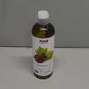 NOW Foods Solutions, Grapeseed Oil, Skin Care for Sensitive Skin, Light Silky Moisturizer for All Skin Types, 16-Ounce