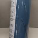 QILLOWAY Indoor/Outdoor Bench Cushion, Thick Upholstery Foam Couch Swing Pads with Ties,48-Inches,Peacock Blue.